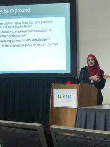 Speaker at the 2018 Annual American Public Health Association Meeting