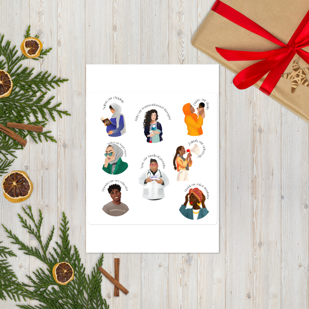 RAHIM Character Sticker Sheet - Image 2