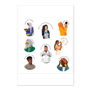 RAHIM Character Sticker Sheet