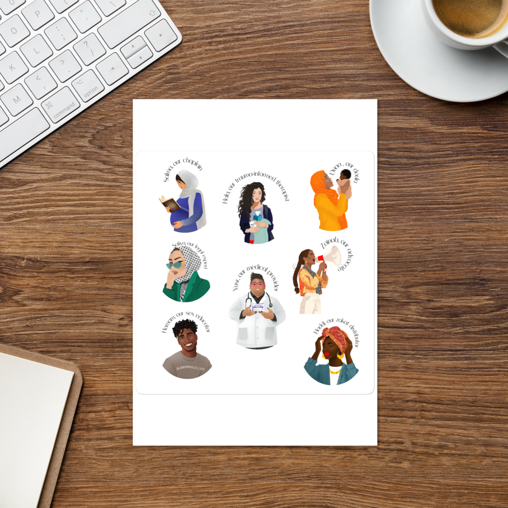 RAHIM Character Sticker Sheet - Image 3