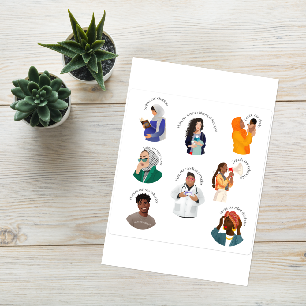 RAHIM Character Sticker Sheet - Image 4