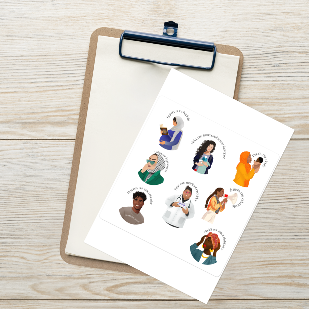 RAHIM Character Sticker Sheet - Image 5