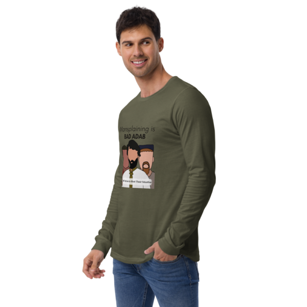 Mansplaining is Bad Adab - Long Sleeve T-Shirt - Image 2