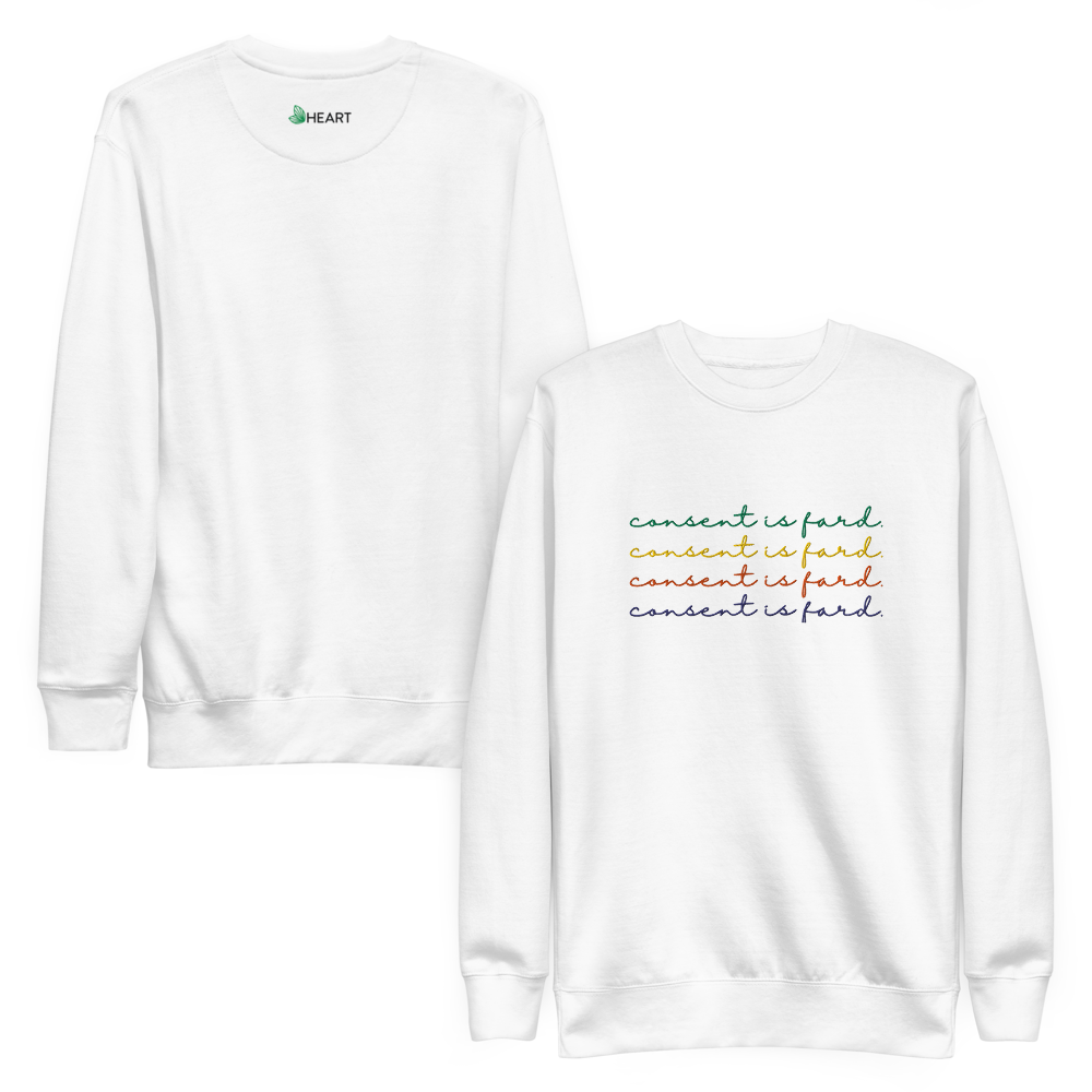 Consent is Fard - Adult Crewneck Sweatshirt - Image 4