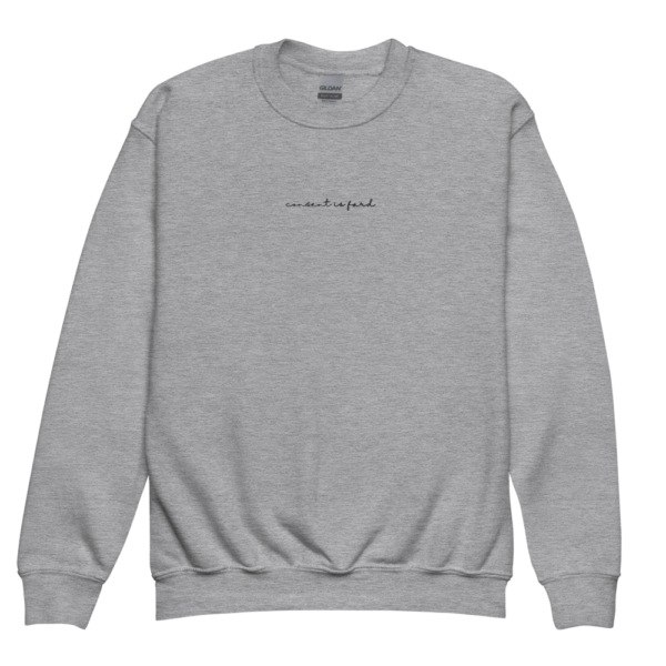 Consent is Fard - Youth Crewneck Sweatshirt - Image 4