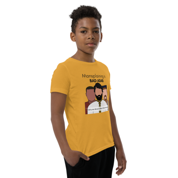 Mansplaining is Bad Adab - Youth T-Shirt - Image 2