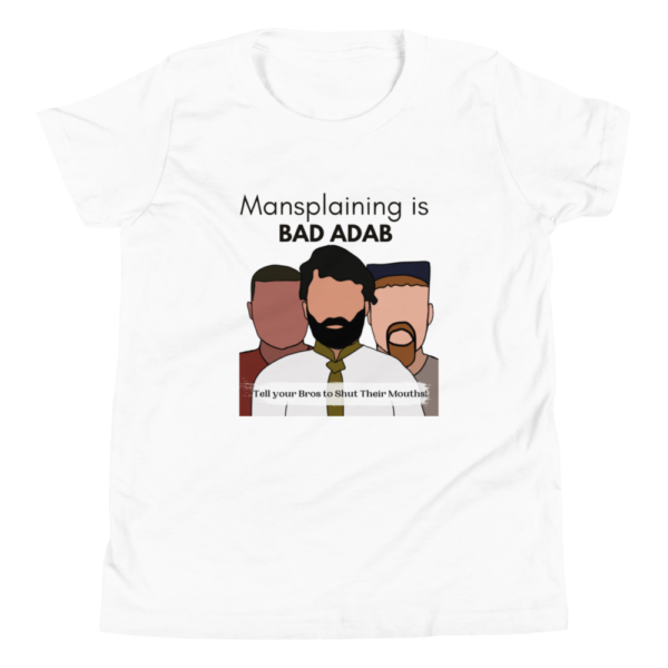 Mansplaining is Bad Adab - Youth T-Shirt - Image 5